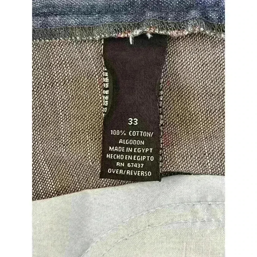 Vintage RL Polo Jeans Co. Men's Relaxed Straight Leg 100% Cotton Size 33 Flaw - Picture 15 of 15